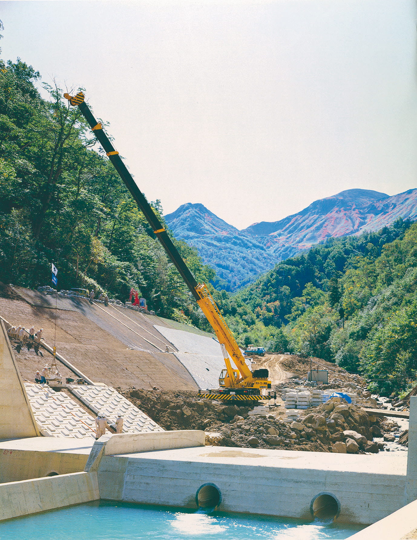 白水川第1号ダム外一連工事